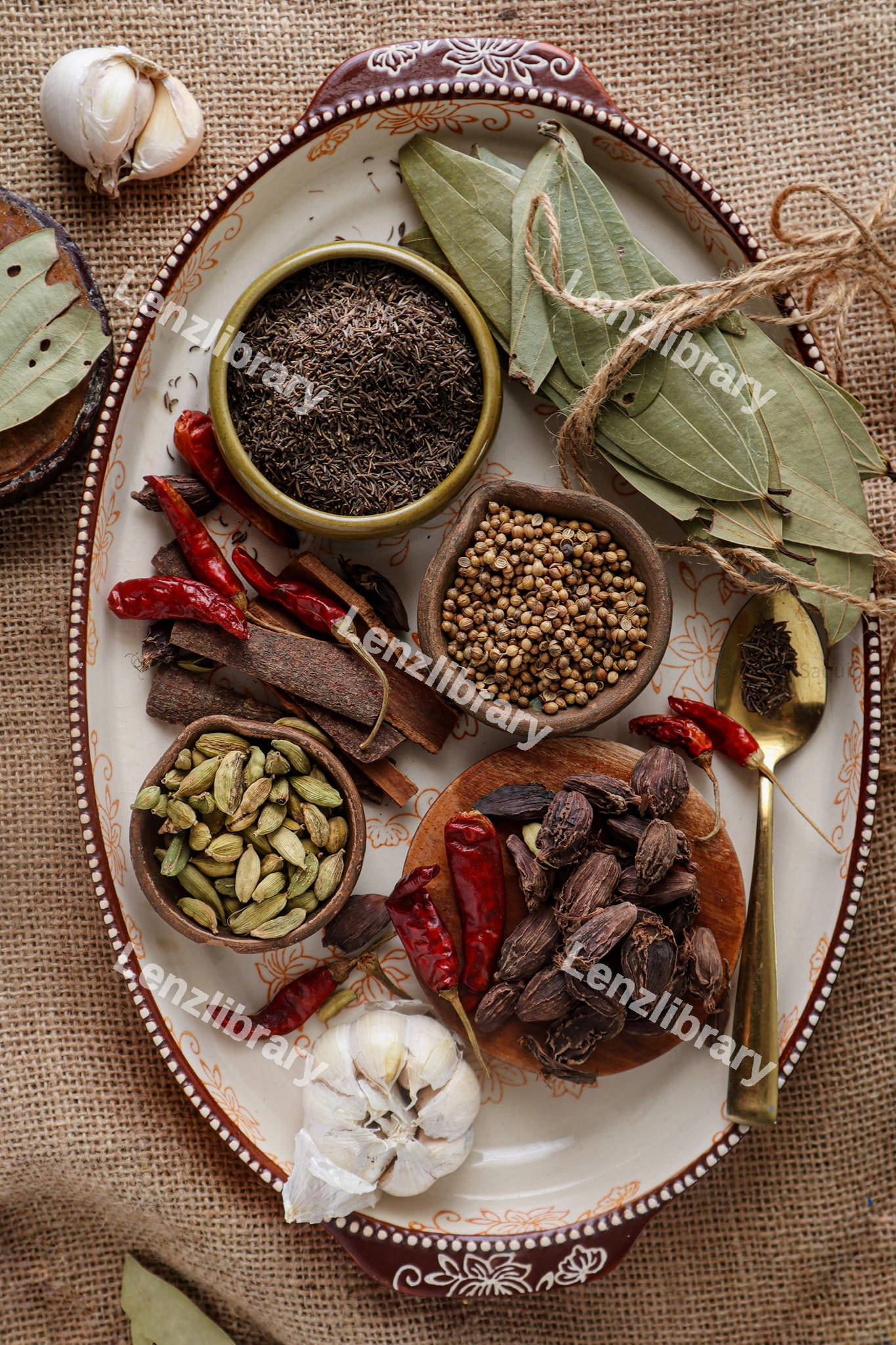 Variety of Indian Spices